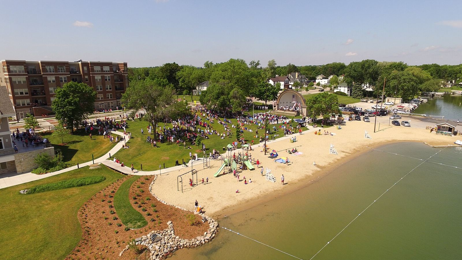 Oconomowoc City Beach, Oconomowoc, WI