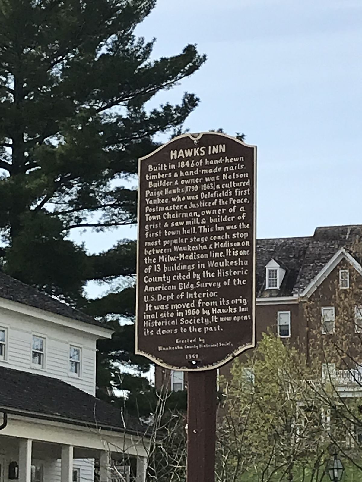 Hawks Inn & Delafield History Center in the city of Delafield, Wisconsin, United States, Delafield, WI