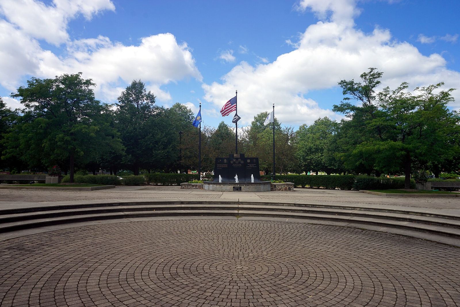 The Civic Plaza in Brookfield, Wisconsin (United States)., Brookfield, WI
